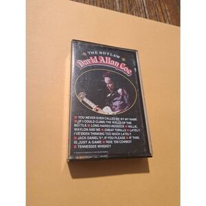 Vintage 1993 David Allan Coe The Outlaw Cassette Tape Sony Music Columbia Record